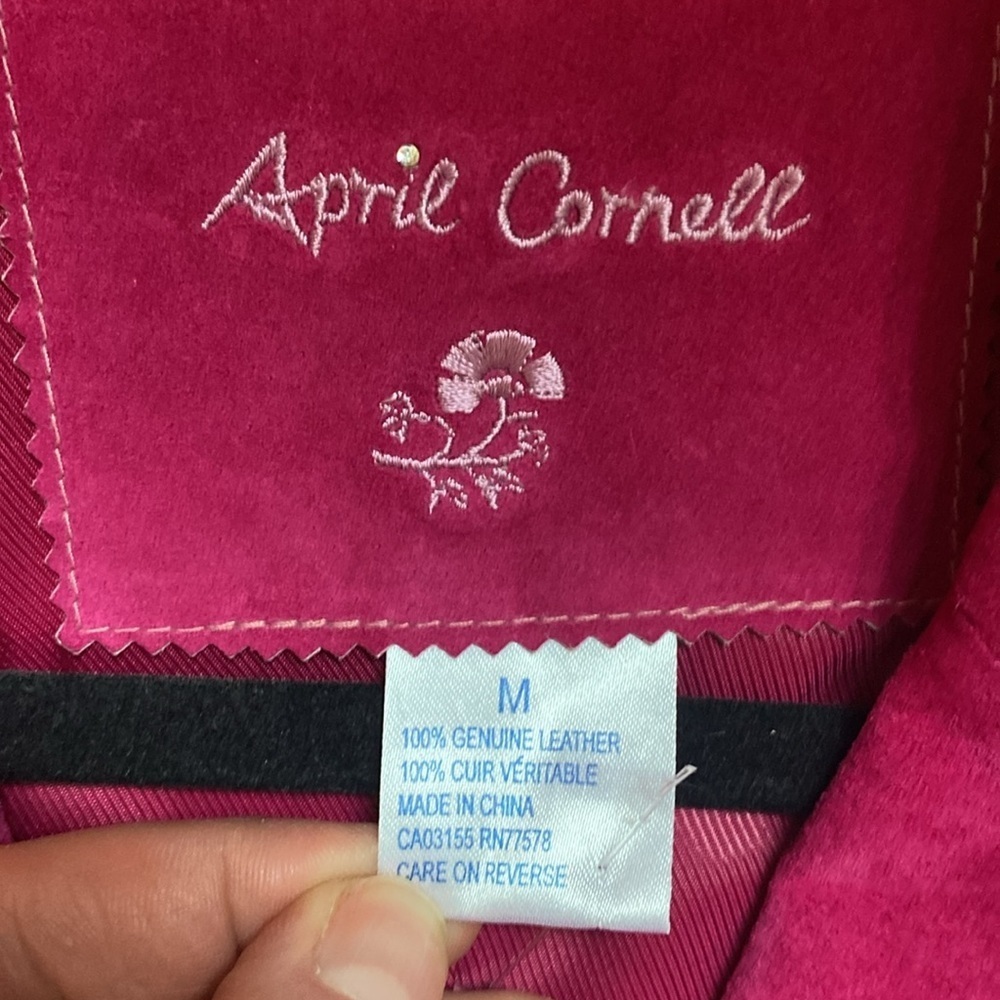 April Cornell Raspberry Pink Two-Button Blazer - Picture 14 of 14